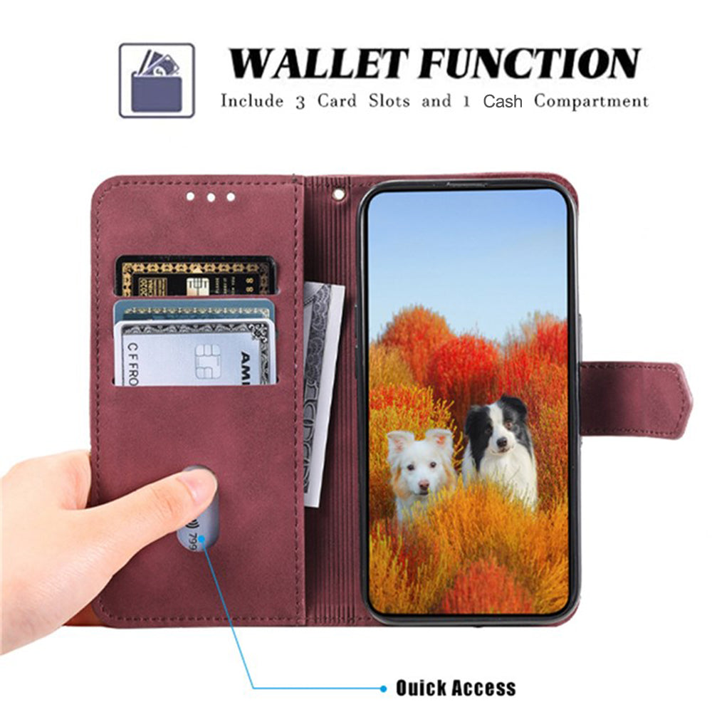 TTUDRCH For Samsung Galaxy S20 Ultra 4G/5G 004 Splicing Skin-touch PU Leather RFID Blocking Phone Case Wallet Stand Cover - Wine Red TTUDRCH For Samsung Galaxy S20 Ultra 4G/5G 004 Splicing Skin-touch PU Leather RFID Blocking Phone Case Wallet Stand Cover - Wine Red